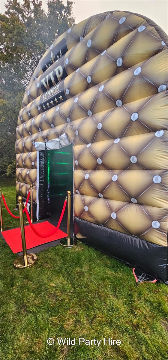 Gold VIP Inflatable Nightclub Premium | Wild Party Hire