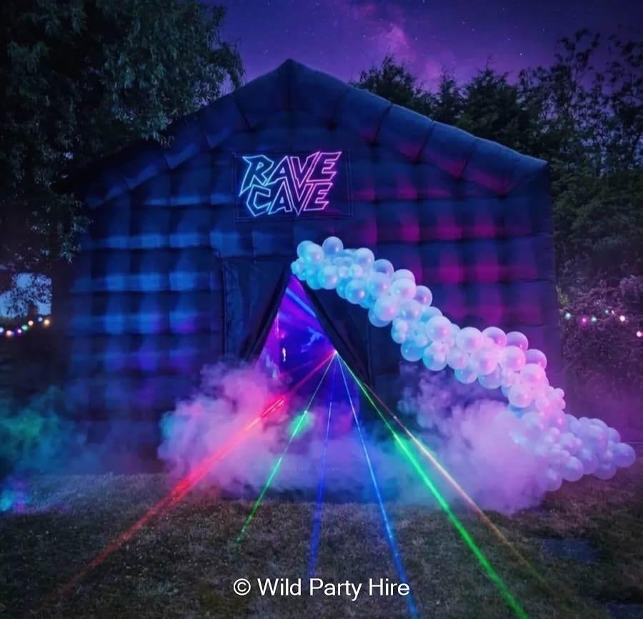 Rave Tent & Pop Up Party Hire in Herts | Wild Party Hire
